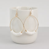 Amelia Hoops in White