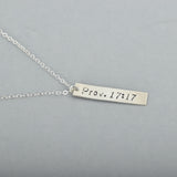 Scripture Bar Necklace