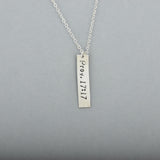 Scripture Bar Necklace