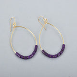 Beaded Teardrop Earrings