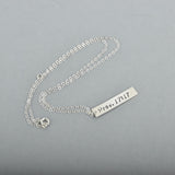 Scripture Bar Necklace