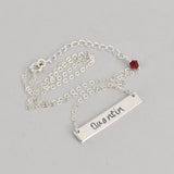 Mommy necklace with birthstone
