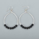 Beaded Hoop Earrings