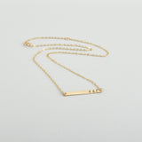 Personalized Skinny Bar Necklace