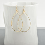 Wire Teardrop Earrings