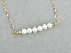 Pearl Bar Necklace