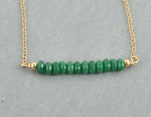 Jade Bar Necklace