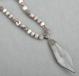 Hand-knotted Crystal Necklace