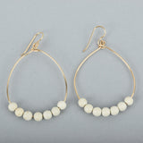 Beaded Hoop Earrings