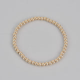 Kayla 4mm Gold Beaded Bracelet