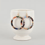 Kaleidoscope Hoops Terrazzo Earrings