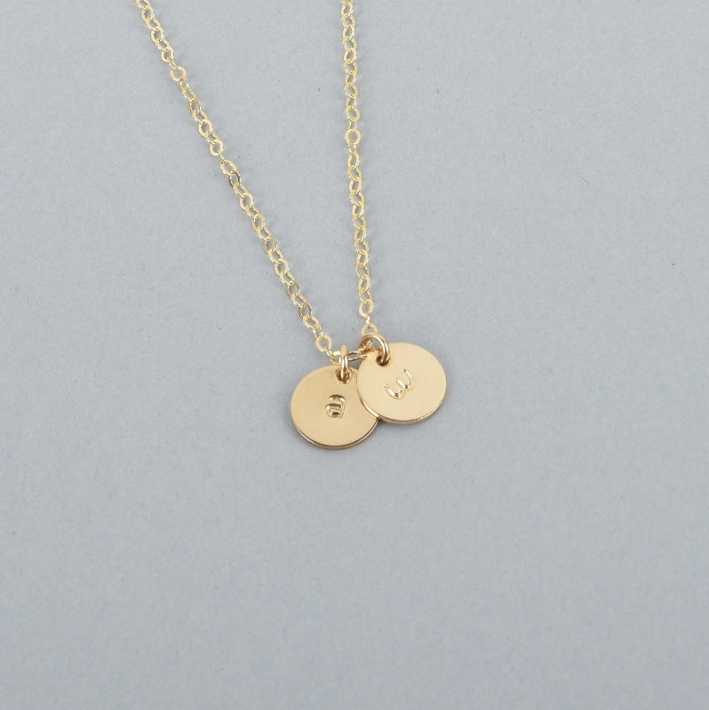 Tiny Discs Personalized Hand-Stamped Necklace – Perpetual Jewelry