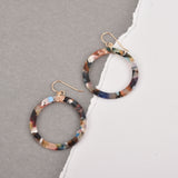 Kaleidoscope Hoops Terrazzo Earrings