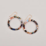 Kaleidoscope Hoops Terrazzo Earrings