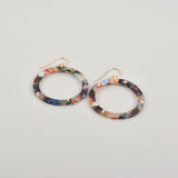 Kaleidoscope Hoops Terrazzo Earrings