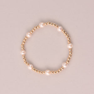 Kinsley Gold Beaded Bracelet