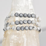 Faith Over Fear WORD Bracelet