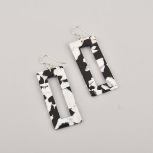 Tuxedo Terrazzo Earrings
