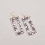 Gray Mist Terrazzo Earrings