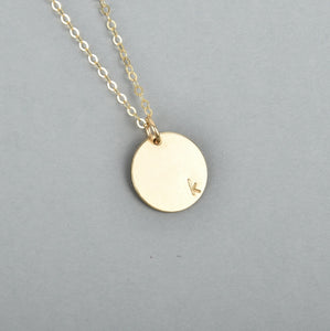 Personalized Disc Necklace