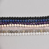 Kamryn Gold Beaded Gemstone Bracelet