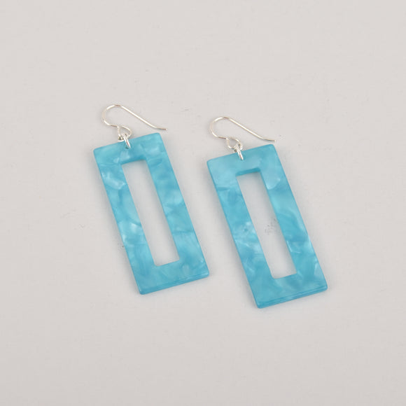 Turquoise Terrazzo Earrings