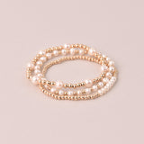 Kinsley Gold Beaded Bracelet