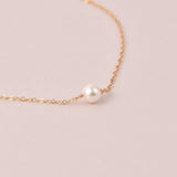 Pearl Solitaire Necklace