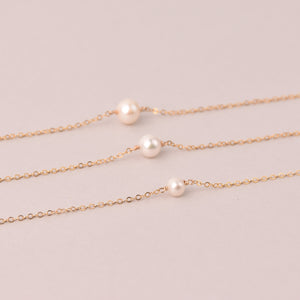 Pearl Solitaire Necklace
