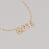 Gold WORD Necklace
