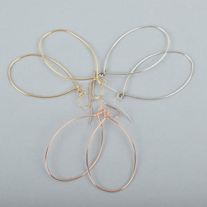 Wire Teardrop Earrings