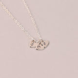 Tiny Hearts Personalized Hand-Stamped Necklace