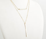 Pearl Bar Necklace