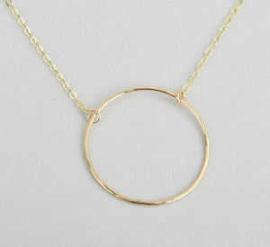 Large Infinity Circle Necklace