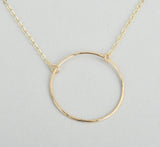 Large Infinity Circle Necklace